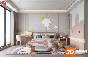 Children Room Scenes Skp FIles 